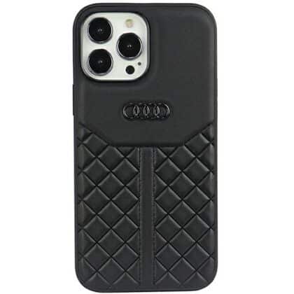 Audi Γνήσιο Δέρμα - θήκη για Apple iPhone 13 Pro - Μαύρο