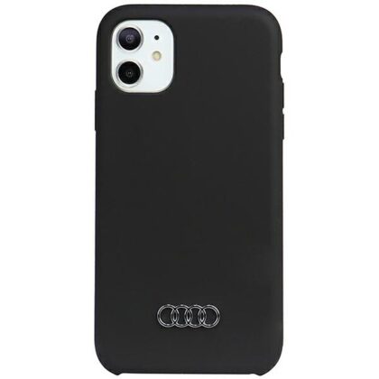 Audi Σιλικόνη - θήκη για Apple iPhone 11 / XR - Μαύρο