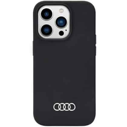 Audi Θήκη Σιλικόνης iPhone 14 Pro Max 6.7" μαύρη σκληρή AU-LSRIP14PM-Q3/D1-BK