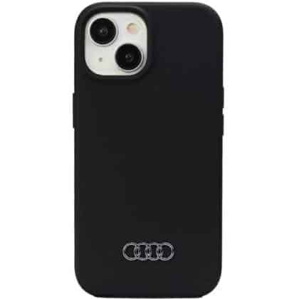 Audi Σιλικόνης - θήκη για Apple iPhone 15 Plus / 14 Plus - Μαύρο