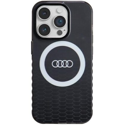 Audi IML Big Logo MagSafe Θήκη iPhone 14 Pro 6.1" μαύρο hardcase AU-IMLMIP14P-Q5/D2-BK