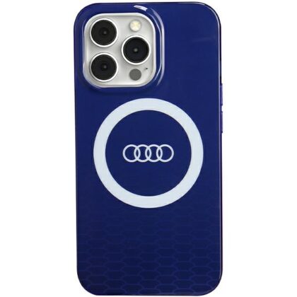 Audi IML Big Logo MagSafe θήκη iPhone 13 Pro / 13 6.1" σκούρο μπλε σκληρή θήκη AU-IMLMIP13P-Q5/D