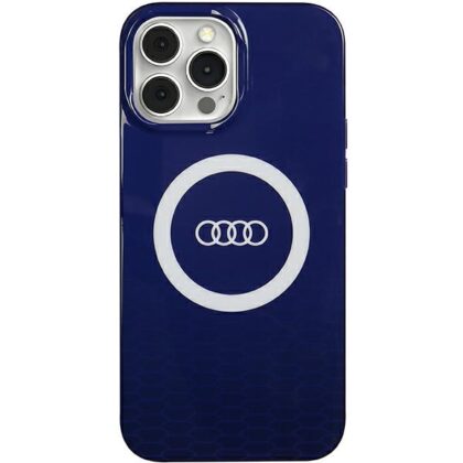 Audi IML Big Logo MagSafe θήκη iPhone 13 Pro Max 6.7" μπλε σκούρο σκληρή θήκη AU-IMLMIP13PM-Q5/D