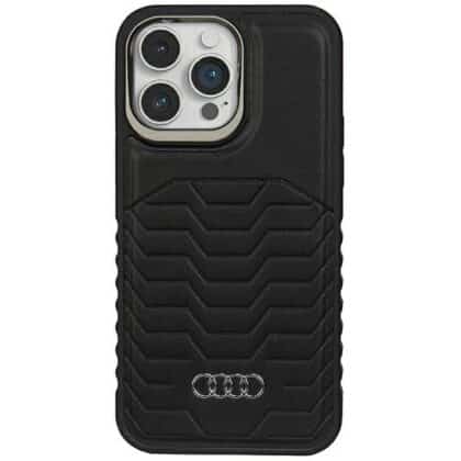 Audi Synthetic Leather - θήκη για Apple iPhone 15 Pro Max - Μαύρο