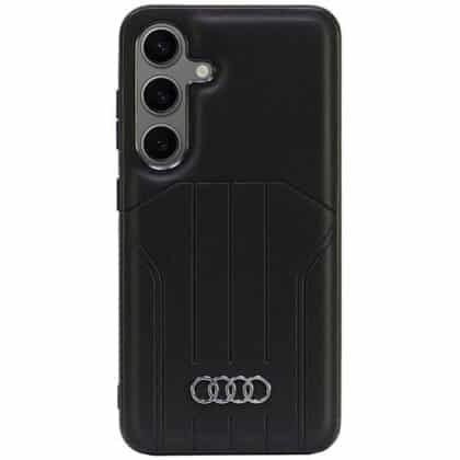Audi Synthetic Leather MagSafe - θήκη για Samsung Galaxy S24 - Μαύρο