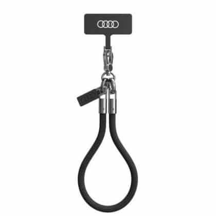 Audi AU-HSL8-R8/D1-BK Λουράκι Τηλεφώνου 28cm 8mm, Μαύρο