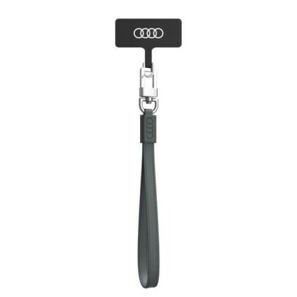 Audi AU-HSLSL-GT/D1-GY Λουράκι Τηλεφώνου Καθολικό 28cm 10mm Δέρμα, Γκρι