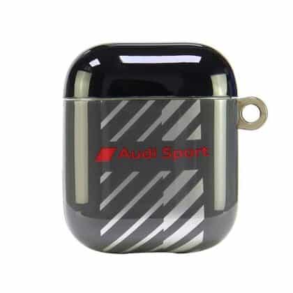 Audi IML Sport θήκη AirPods 1/2 TPU/PC μαύρο AUS-IMLAP-RSQ/D1-BK