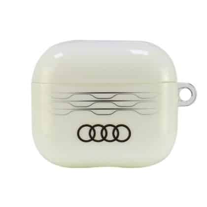 Audi IML Geometric Pattern θήκη AirPods 3 TPU/PC λευκή