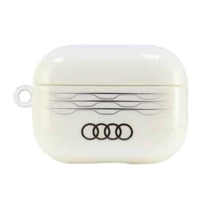 Audi IML Γεωμετρικό μοτίβο AirPods Pro 2 θήκη λευκό AU-IMLAPP2-A6/D3-WE