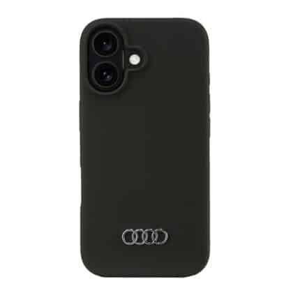 Audi Σιλικόνης - θήκη για Apple iPhone 16 - Μαύρο