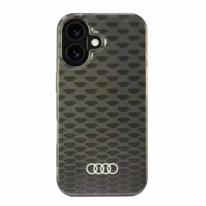 Audi IML Stitching Pattern MagSafe iPhone 16 6.1" μαύρη θήκη AU-IMLMIP16-Q5/D3-BK