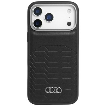 Θήκη Audi GT Συνθετικό Δέρμα MagSafe για iPhone 17 Pro μαύρο