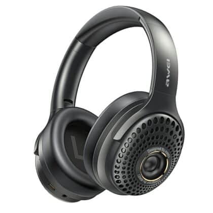 AWEI AT30 Ασύρματα Ακουστικά Over-Ear Bluetooth 6.0, Μαύρο
