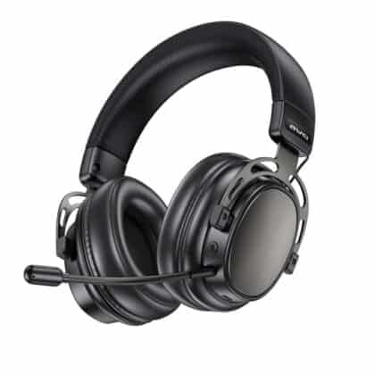 AWEI AT36 Ασύρματα Ακουστικά Over-Ear, Bluetooth 5.4 με Μικρόφωνο, Μαύρα