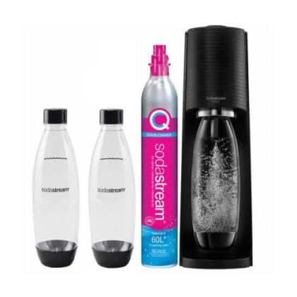 Sodastream TERRA Συσκευή Ανθρακούχου Νερού 1L - Value Pack, Μαύρο EU