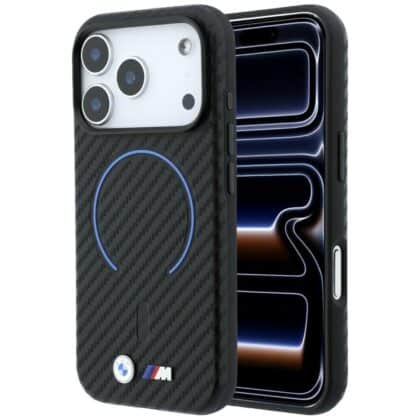 Θήκη BMW M Carbon Printed Ring MagSafe για iPhone 18 Pro Max μαύρο