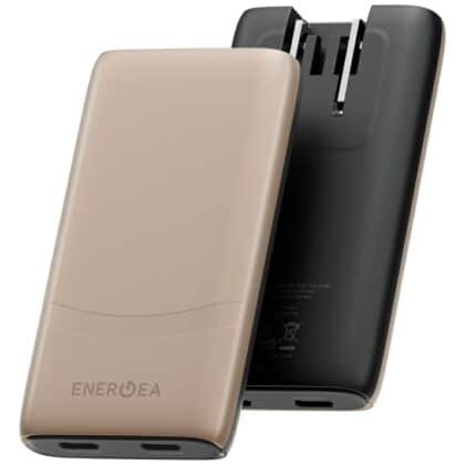 Energea TravelWorld Edge Φορτιστής Τοίχου 65W 2xUSB-C PD/PPS/QC3.0 (US/UK/EU), Χρυσό