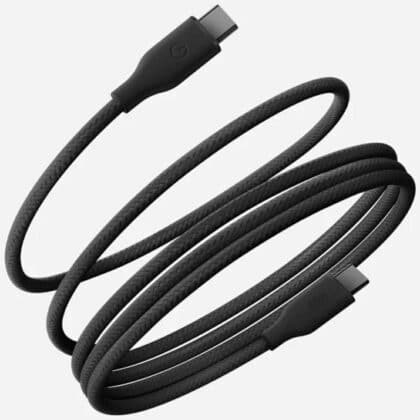 Energea Helix 60 Καλώδιο USB-C σε USB-C, Μαγνητικό 60W 480Mbps 1.5m, Μαύρο