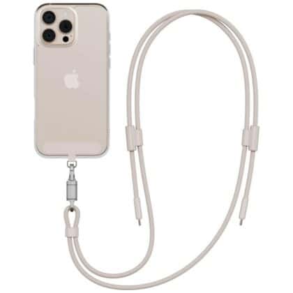 Energea Lasso Καλώδιο Λουράκι USB-C, 1.5m, 240W, Sand