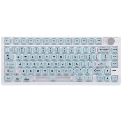 Epomaker HE75 V2 Μηχανικό Πληκτρολόγιο, Jade HE Switch, Λευκό-Κρεμ