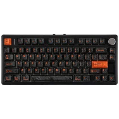 Epomaker TH80 V2 Μηχανικό Πληκτρολόγιο, Jade Switch, Μαύρο-Γκρι-Κρεμ