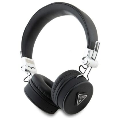 Guess GUBH70PGTSPSK Ακουστικά Bluetooth Over-Ear ENC, Κλασικό Στρογγυλό Σχήμα, Μαύρο