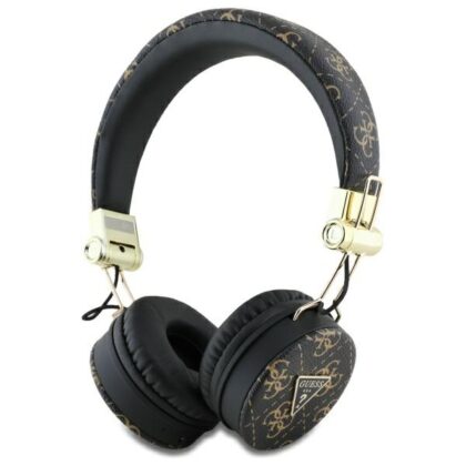 Guess GUBH70E4PTMK Ακουστικά Bluetooth Over-Ear ENC, Τρίγωνο Στρογγυλό Σχήμα, Μαύρο
