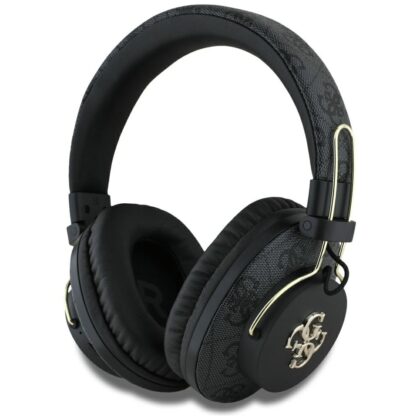 Guess Ακουστικά Bluetooth ENC Metal 4G Logo, Μαύρο