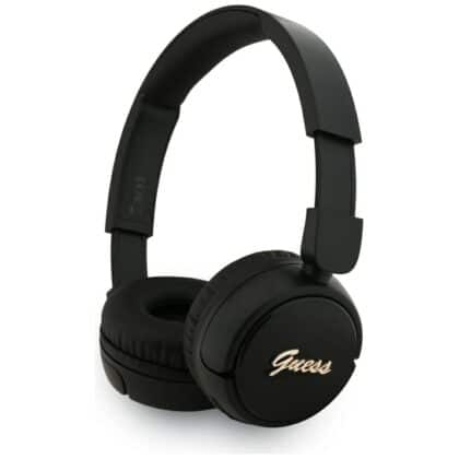 Guess Metal Logo Script Ακουστικά Bluetooth 5.3, Μαύρα