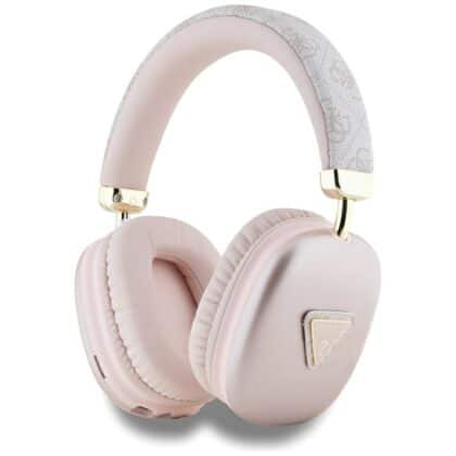 Guess 4G Triangle Logo Ακουστικά Over-Ear Bluetooth 5.3, Ροζ