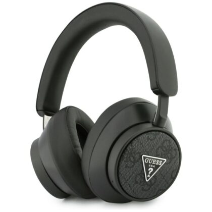 Guess 4G Triangle Logo Ακουστικά Bluetooth Over-Ear, Μαύρο