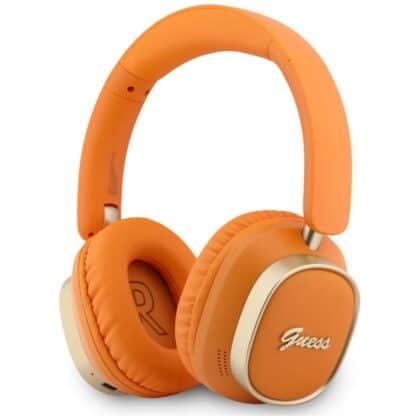 Guess ENC Rectangle Metal Script Ακουστικά Bluetooth, Πορτοκαλί