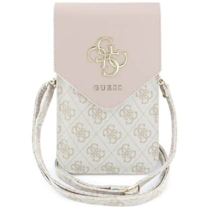 Guess Graines 4G & Classic Logos Θήκη Τηλεφώνου, Ροζ