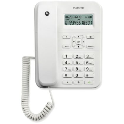 Motorola CT202 Ασύρματο Σταθερό Τηλέφωνο, Λευκό