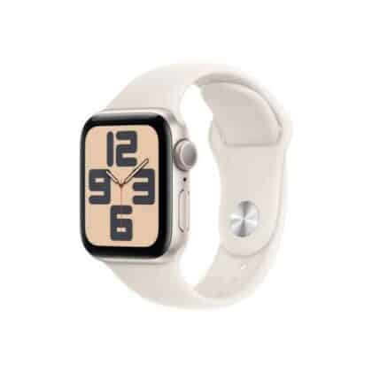 Apple Watch SE2 (2024) GPS 40mm, Starlight Alu Case, Starlight Sport Strap S/M, EU, MXEF3