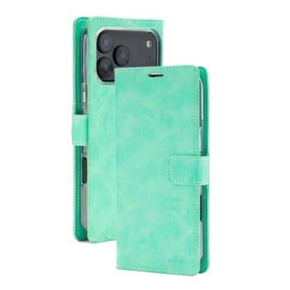 Mercury BlueMoon Diary MagSafe - θήκη για Apple iPhone 17 Pro Max / 18 Pro Max - Μέντα