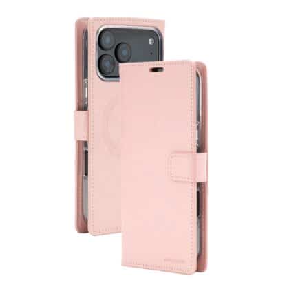 Mercury BlueMoon Diary MagSafe - θήκη για Apple iPhone 17 Pro Max / 18 Pro Max - Ροζ