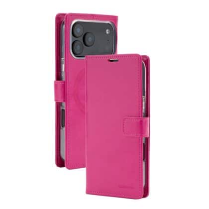 Mercury BlueMoon Diary MagSafe - θήκη για Apple iPhone 17 Pro Max / 18 Pro Max - Ροζ