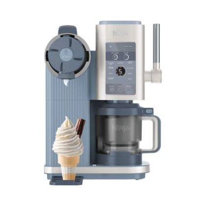 Ninja NC702EU Creami Scoop & Swirl 13-in-1 Παγωτομηχανή και Συσκευή Γρανίτας 800W 0.48L, Μπλε EU