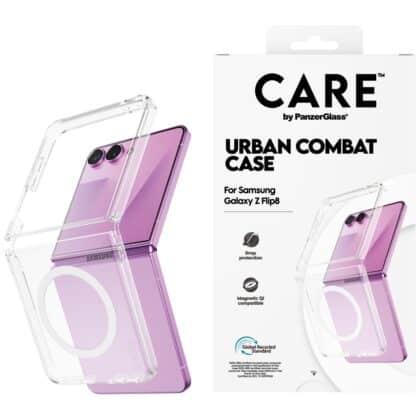 PanzerGlass CARE by PanzerGlass Flagship Urban Combat - θήκη για Samsung Galaxy Z Flip8 / Flip7 - Διάφανο