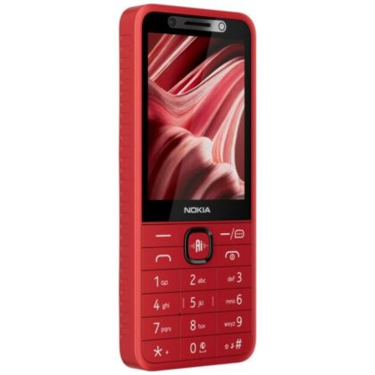 Κόκκινο κινητό Nokia 215 4G 2nd Edition με δύο υποδοχές SIM
