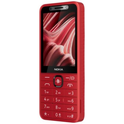 Κόκκινο κινητό Nokia 215 4G 2nd Edition με δύο υποδοχές SIM
