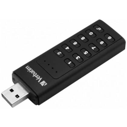 Εξωτερικός δίσκος Verbatim Keypad Secure USB-C 3.1 Gen 1 128GB μαύρο 49429