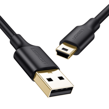 UGREEN US132 Καλώδιο USB-A σε miniUSB 3m, Μαύρο