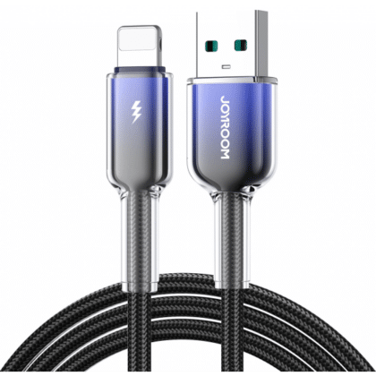 Joyroom S-A42 Καλώδιο USB-A σε Lightning 18W 3A 1.2m, Μαύρο