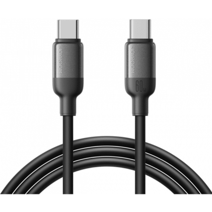 Joyroom S-A62 Καλώδιο USB-C σε USB-C 60W 3A 1.2m, Μαύρο