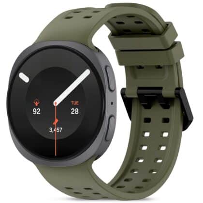 TECH-PROTECT Silicone Air Λουράκι Smartwatch για Samsung Galaxy Watch 8 / 9 / Classic (40 / 44 / 46 mm), Olive Green