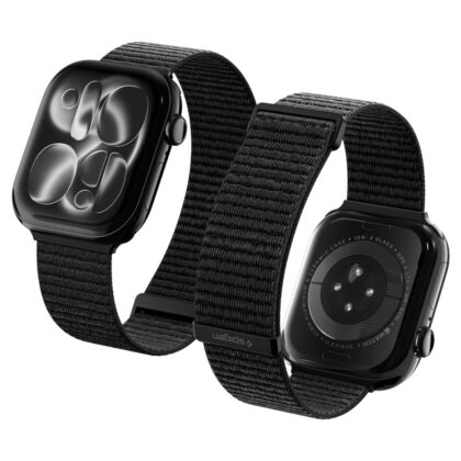 Spigen WBF01 Band Apple Watch 8 / 9 / 10 / 11 / 12 / SE / Ultra (44 / 45 / 46 / 49 mm) Μαύρο