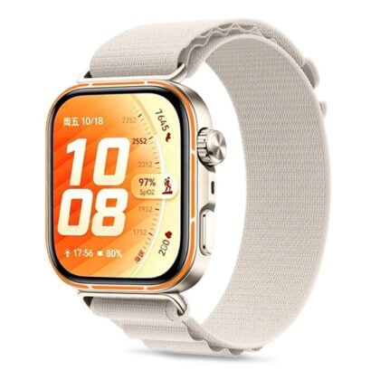 TECH-PROTECT Nylon Pro Λουράκι Smartwatch για Huawei Watch FIT 3 / 4 / 4 Pro / 5 / 5 Pro, Starlight